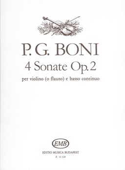 4 Sonate per violino e basso continuo