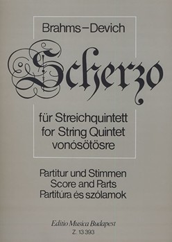 Scherzo for two violins, two violas, violoncello