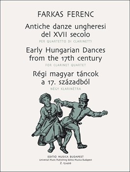 Early Hungarian Dances from the 17th Century for four clarinets