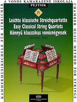 CHAMBER MUSIC METHOD FOR STRINGS Vol.4 Easy Classical String Quartets