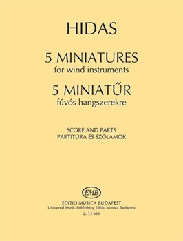 5 Miniatures for wind instruments (two clarinets, two horns and two bassoons)