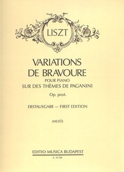 Variations de bravoure Sur des themes de Paganini