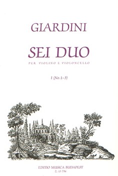 Sei duo per violino e violoncello Vol.1 (No. 1-3)