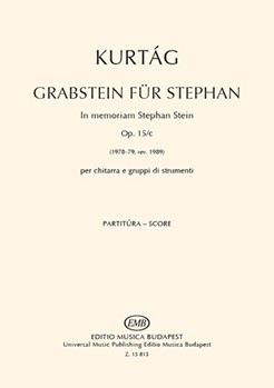 Grabstein fur Stephan (In memoriam Stephan Stein) for guitar and groups of instruments