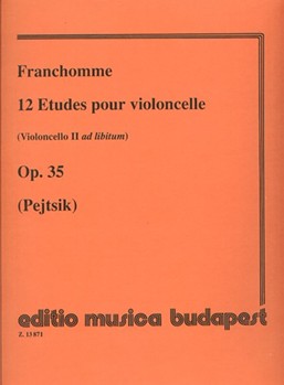12 Etudes (violoncello II ad lib.)