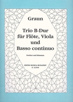 Trio B-Dur fur Flote, Viola und Basso Continuo