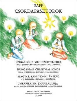 Hungarian Christmas Songs for 2 (3) recorders (guitars) - for Beginners
