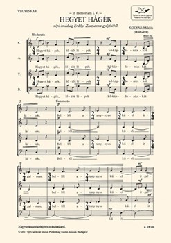 Hegyet hagek in memoriam I.V. from Zs. Erdelyi's collection