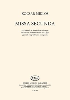 Missa secunda for children's or female choir and organ
