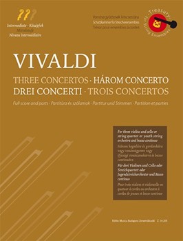 Three Concertos for three violins and cello or string quartet or youth string orchestra and basso continuo