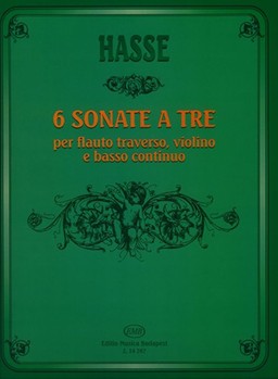 6 Sonate a tre per flauto traverso, violino e basso continuo