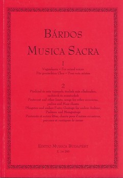 Musica Sacra for mixed voices Vol.I/2 Pentecost and other feasts, songs for other occasions, psalms and Mass chants