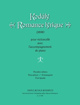 Romance lyrique (1898) pour violoncelle avec l'accompagnement de piano First edition
