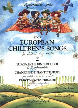 European Children's Songs for children's string orchestra (first position) Vol.2