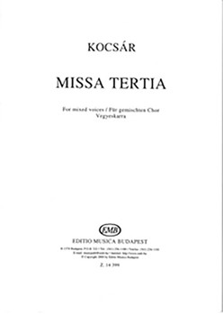 Missa tertia for mixed voices