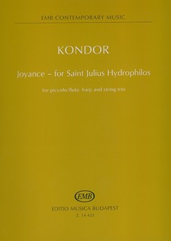 Joyance - for Saint Julius Hydrophilos for piccolo/flute, harp and string trio Based on sentences from the last chapter of James Joyce: Finnegans Wake