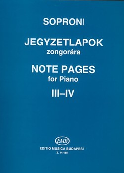 Note Pages for Piano Vol.III-IV