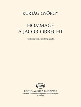Hommage a Jacob Obrecht for string quartet