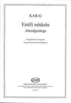 Abendgesange fur gemischten Chor und Klavier