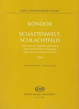Schattenwelt, Schlachtfeld eight duos for clarinet and violin