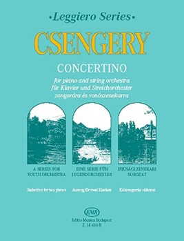 Concertino for piano and string orchestra Reduction for two pianos