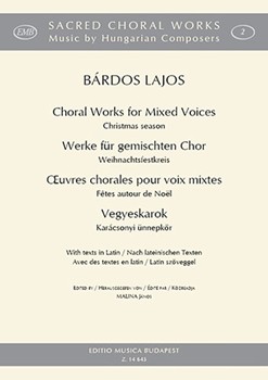 Choral Works for Mixed Voices - Christmas season With texts in Latin