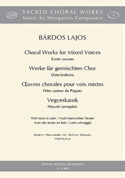 Choral Works for Mixed Voices - Easter season With texts in Latin