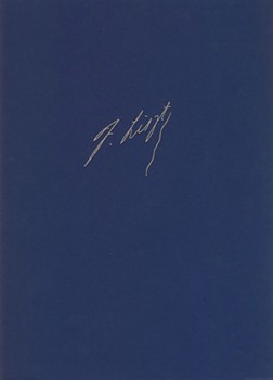 Piano Concerto in A major (version for piano solo) and other works Franz Liszt, New Edition of the Complete Works, Supplementary vol. 15
