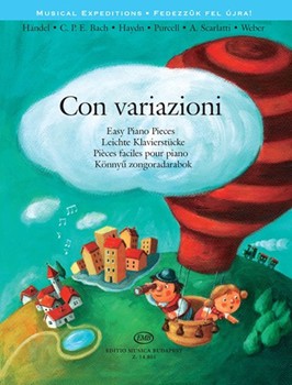 Con variazioni Easy Piano Pieces (Handel, Bach, C. P. E., Haydn, Purcell, Scarlatti, Weber)