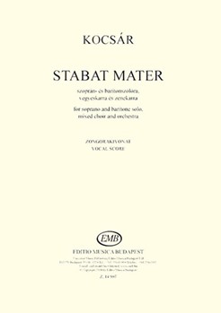 Stabat Mater for soprano and baritone solo, mixed choir and orchestra