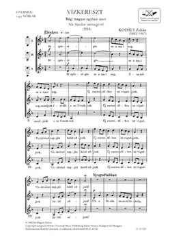 Vizkereszt (Regi magyar egyhazi enek)