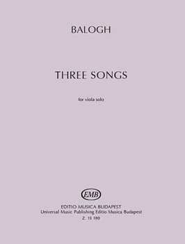 Three Songs for viola solo