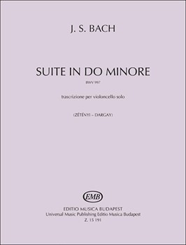 Suite in Do minore (BWV 997) trascrizione per violoncello solo