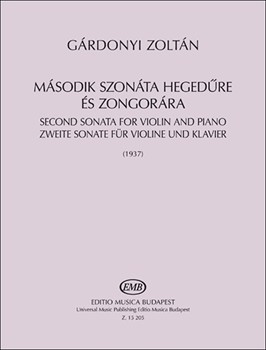 2nd Sonata for Violin and Piano
