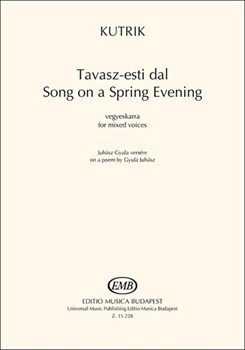 Song on a Spring Evening for mixed voices