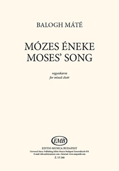Moses' Song for mixed choir