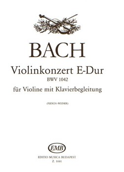 Violin Concerto No. 2, E major BWV 1042