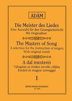 THE MASTERS OF SONG Vol.1 Works of Early Italian, French, German Masters and J. Haydn and W. A. Mozart for All Species of Voice