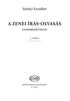 A zenei iras-olvasas gyakorlo fuzetei Vol.1