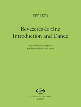Introduction and Dance for alto saxophone and piano