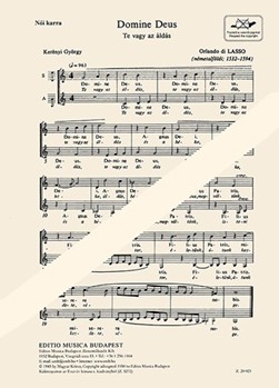 Domine Deus - Te vagy az aldas noi karra