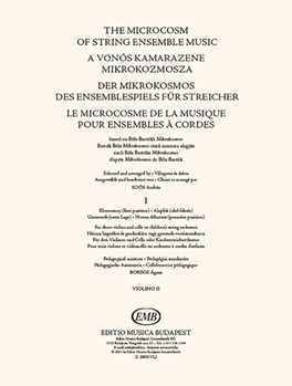 The Microcosm of String Ensemble Music Vol.1 based on Bela Bartok's Mikrokosmos - Elementary (first position)