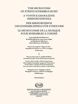 The Microcosm of String Ensemble Music Vol.1 based on Bela Bartok's Mikrokosmos - Elementary (first position)