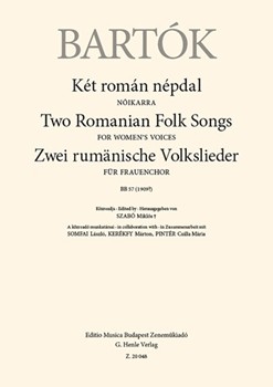 Two Romanian Folk Songs for Women's Voices, BB 57 (1909?)