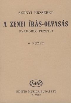 A zenei iras-olvasas gyakorlo fuzetei Vol.6