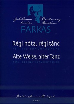 Regi nota, regi tanc Two small piano pieces