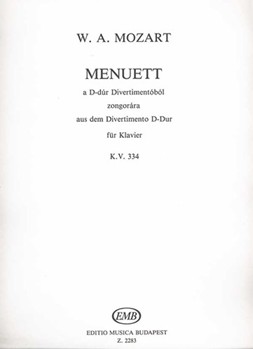 Minuet from the Divertimento in D major (K 334)