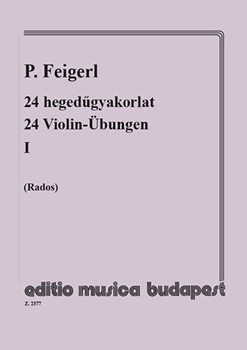 24 Violin Exercises Vol.1 in 24 tonalities, with accompaniment of a second violin