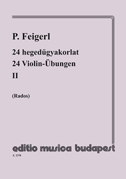 24 Violin Exercises Vol.2 in 24 tonalities, with accompaniment of a second violin