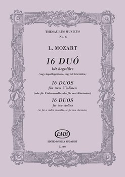16 Duos for two violins (or for a violin ensemble or for two clarinets)
